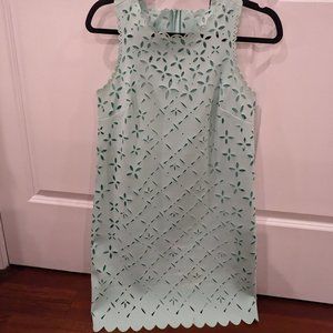 JCrew Spring Perforated Mid-length Dress Size 0